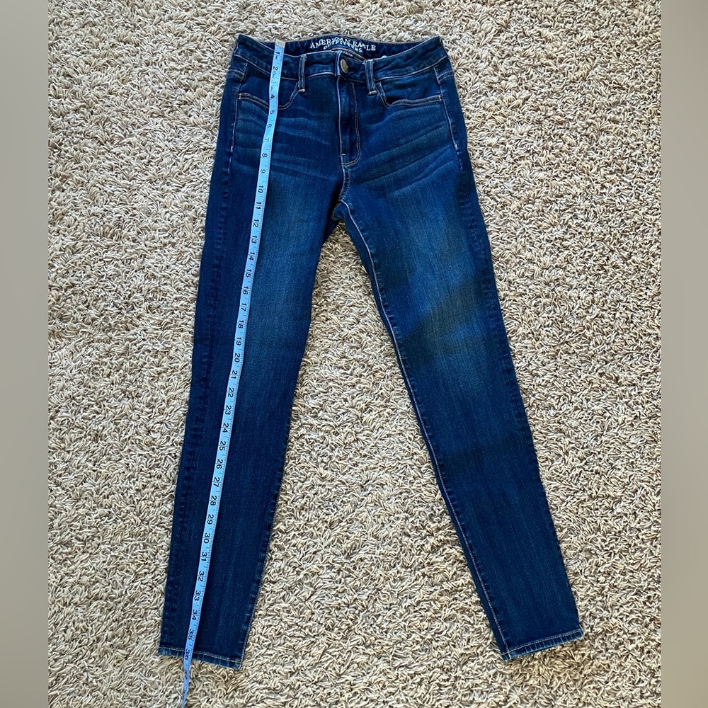 American Eagle Outfitters Dark Blue Skinny Jeans size 6